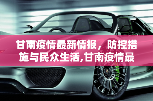 甘南疫情最新情报，防控措施与民众生活,甘南疫情最新情报