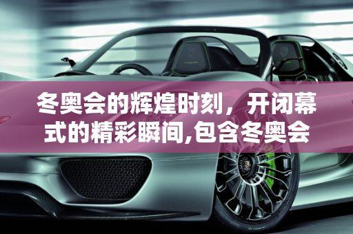 冬奥会的辉煌时刻，开闭幕式的精彩瞬间,包含冬奥会开闭幕式的词条