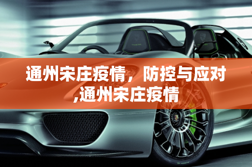 通州宋庄疫情，防控与应对,通州宋庄疫情