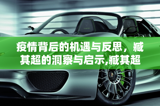 疫情背后的机遇与反思，臧其超的洞察与启示,臧其超谈疫情背后的机遇与反思