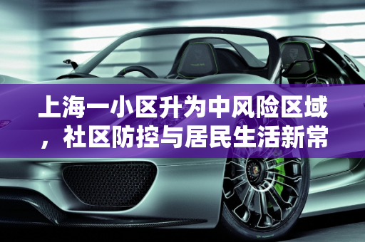 上海一小区升为中风险区域，社区防控与居民生活新常态,上海一小区升中风险
