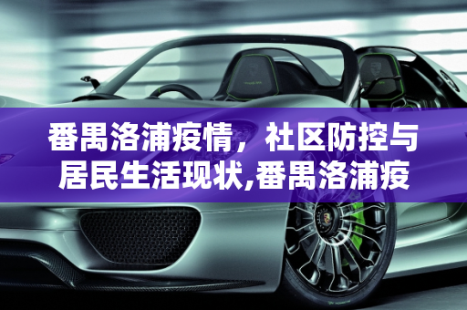 番禺洛浦疫情，社区防控与居民生活现状,番禺洛浦疫情