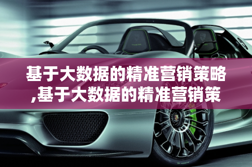 基于大数据的精准营销策略,基于大数据的精准营销策略