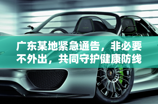 广东某地紧急通告，非必要不外出，共同守护健康防线,非必要不外出!广东一地紧急通告
